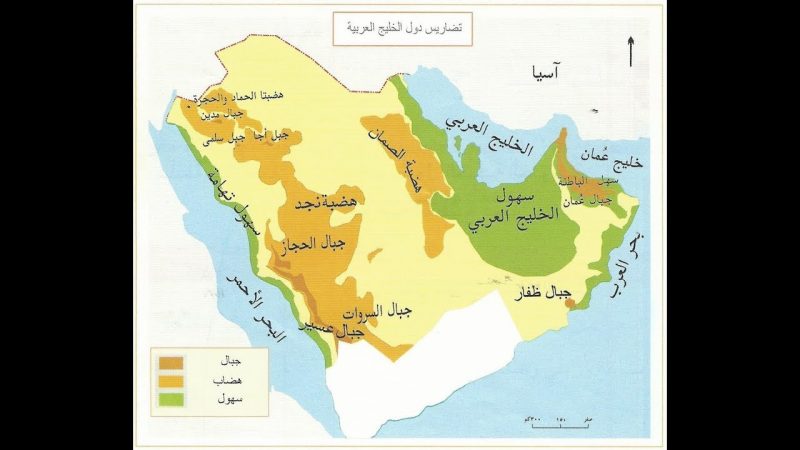 خريطة مجلس التعاون الخليجي 4 ميديا ارابيا